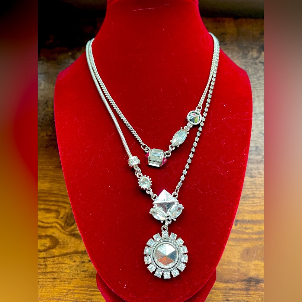 Erickson Beamon rocks brand new with tags necklace silver Helen of Troy